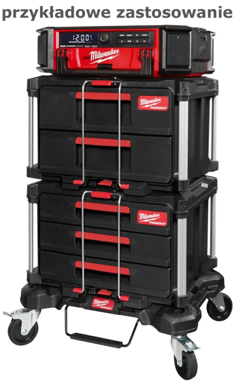 Skrzynia narzędziowa z 3 szufladami Milwaukee PACKOUT 4932472130