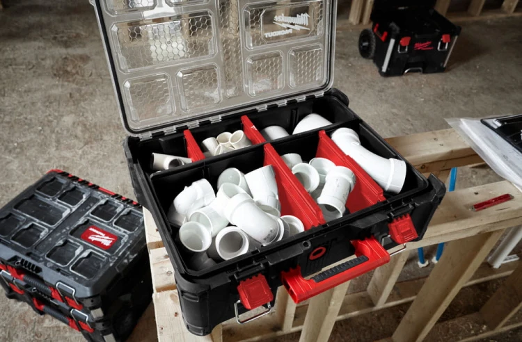 Organizer z przegrodami PACKOUT Milwaukee bardzo wysoki duży 4932478625