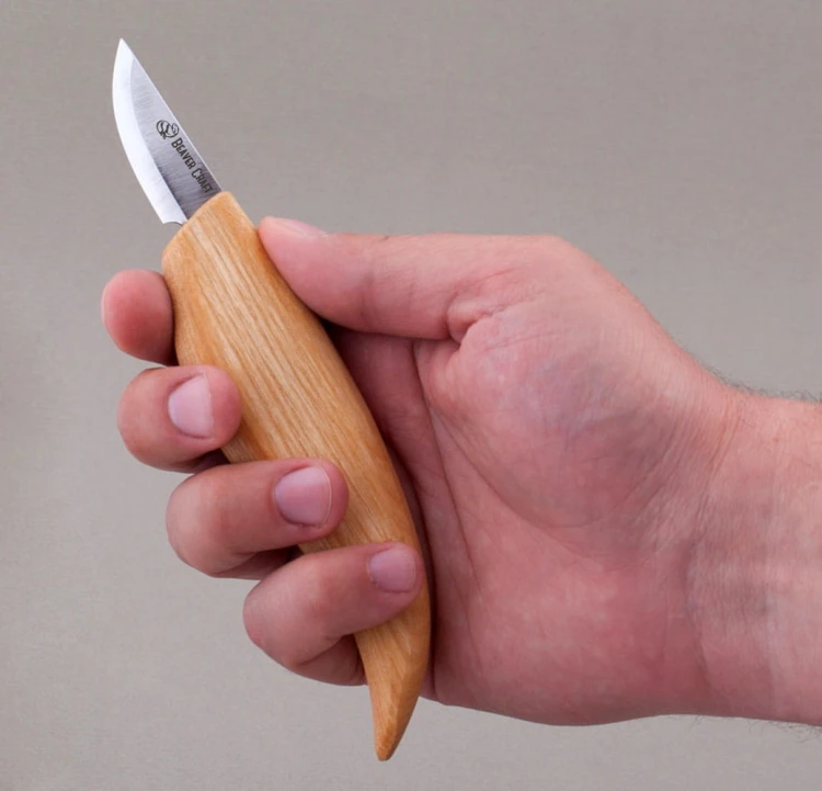 Zestaw 4 noży do rzeźbienia łyżek z akcesoriami do polerowania w etui BeaverCraft S43