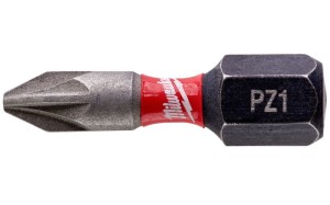 Końcówka wkrętakowa - bit udarowy PZ1 25mm Shockwave Milwaukee