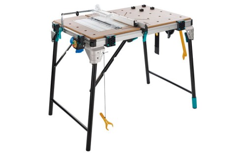 Wolfcraft Master Cut 2600 profesjonalny stół maszynowo - warsztatowy, wielofunkcyjna platforma robocza 6918000