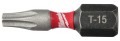 Końcówka wkrętakowa - bit udarowy torx TX15 25mm Shockwave Milwaukee