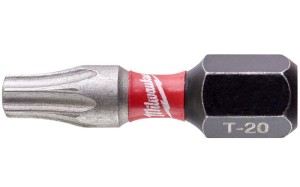 Końcówka wkrętakowa - bit TORX T20 magnetyczny 25mm Shockwave Milwaukee