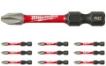 Bit PH2 50mm Shockwave Milwaukee kpl. 10 szt. magnetyczny