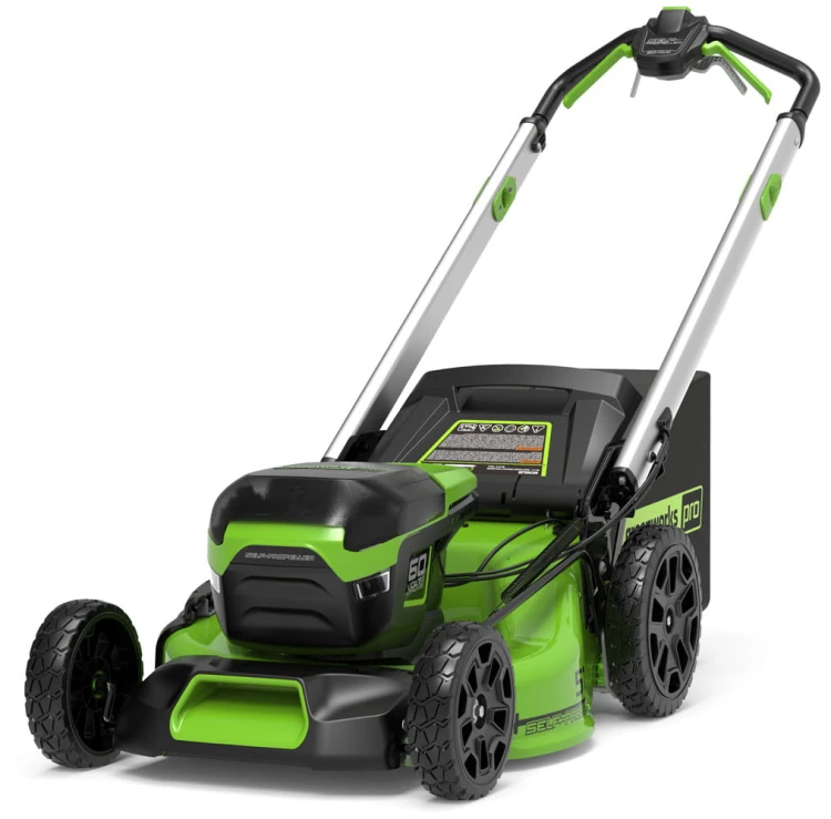Kosiarka akumulatorowa z napędem GREENWORKS 60V 51cm silnik bezszczotkowy 2x aku. 4Ah + 2Ah + ładowarka GR2514307UB