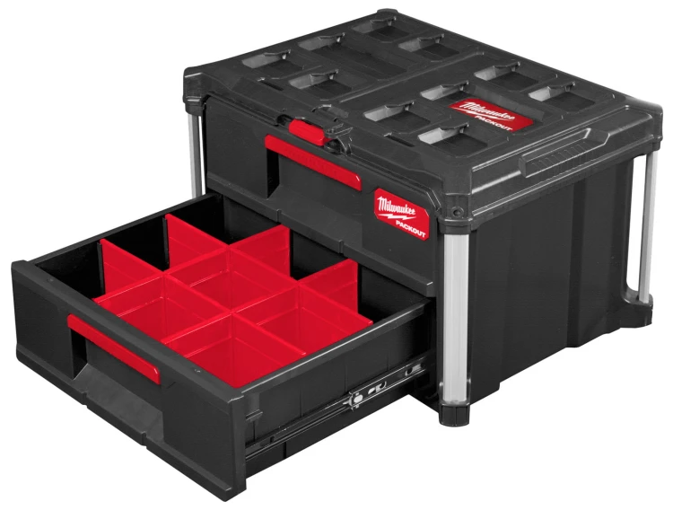 Skrzynia narzędziowa z 2 szufladami Milwaukee PACKOUT 4932472129