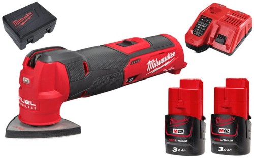 Narzędzie wielofunkcyjne M12FMT Milwaukee 2x aku. 3Ah, ładowarka 4933472238
