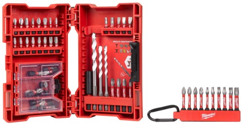 Wiertła MULTI MATERIAL bity Shockwave Impact Duty™ Milwaukee zestaw 54 szt. 4932479855