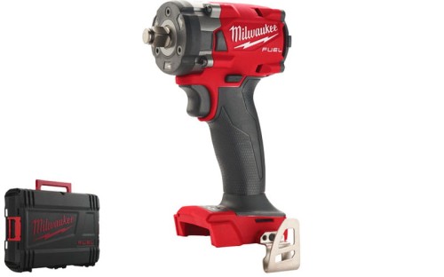 Kompaktowy klucz udarowy Milwaukee ½” 339Nm 18V M18FIW2F12 w walizce, wersja zerowa bez akumulatora i ładowarki 4933478443