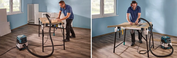 Wolfcraft Master Cut 2600 profesjonalny stół maszynowo - warsztatowy, wielofunkcyjna platforma robocza 6918000