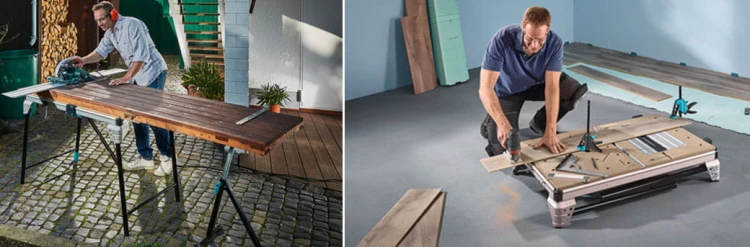 Wolfcraft Master Cut 2600 profesjonalny stół maszynowo - warsztatowy, wielofunkcyjna platforma robocza 6918000