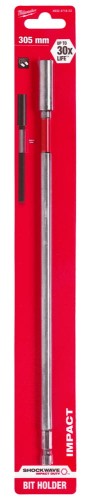 Długi uchwyt bitów Milwaukee Shockwave Hex 1/4" 305 mm magnetyczny 4932471823