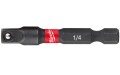 Adapter 1/4" HEX na 1/4" kwadrat Milwaukee Shockwave przejściówka 4932471826