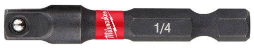 Adapter 1/4" HEX na 1/4" kwadrat Milwaukee Shockwave przejściówka 4932471826