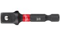 Adapter 1/4" HEX na 3/8" kwadrat Milwaukee Shockwave przejściówka 4932478054