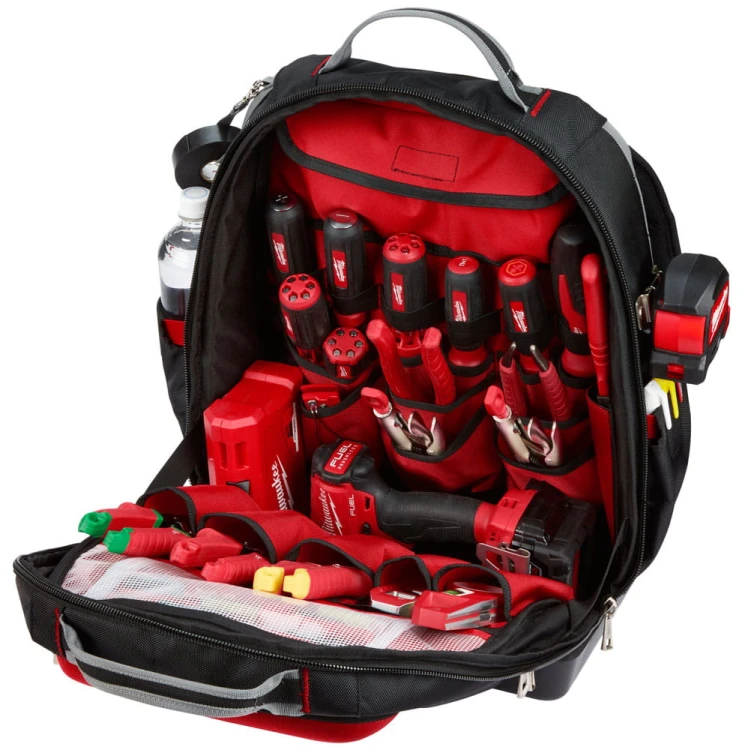 Plecak narzędziowy Milwaukee Premium ze wzmocnioną podstawą i 48 kieszeniami 4932464833