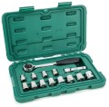 Klucze nasadowe 3/8" Sata metryczne 14 cz. 09523