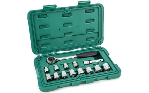 Klucze nasadowe 3/8" Sata metryczne 14 cz. 09523