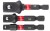 Adaptery kpl. 3 sztuki 1/4" HEX na kwadrat 1/4" 3/8" 1/2" Milwaukee Shockwave przejściówka 4932479228