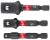Adaptery kpl. 3 sztuki 1/4" HEX na kwadrat 1/4" 3/8" 1/2" Milwaukee Shockwave przejściówka 4932479228