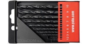 Wiertła do metalu Yato kpl. 10cz. 1-10mm YT-4461