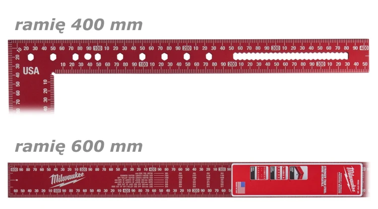 Kątownik ciesielski 600x400 mm Milwaukee przymiar kątownica 4932472126