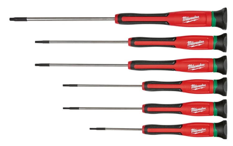 Wkrętaki precyzyjne TORX Milwaukee kpl. 6 szt 4932471870