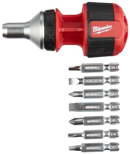 Kompaktowy multiwkrętak Milwaukee z grzechotką 8w1 4932471868