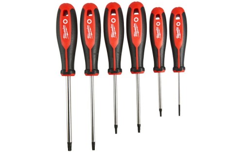 Wkrętaki TORX Milwaukee zestaw 6 sztuk 4932471809