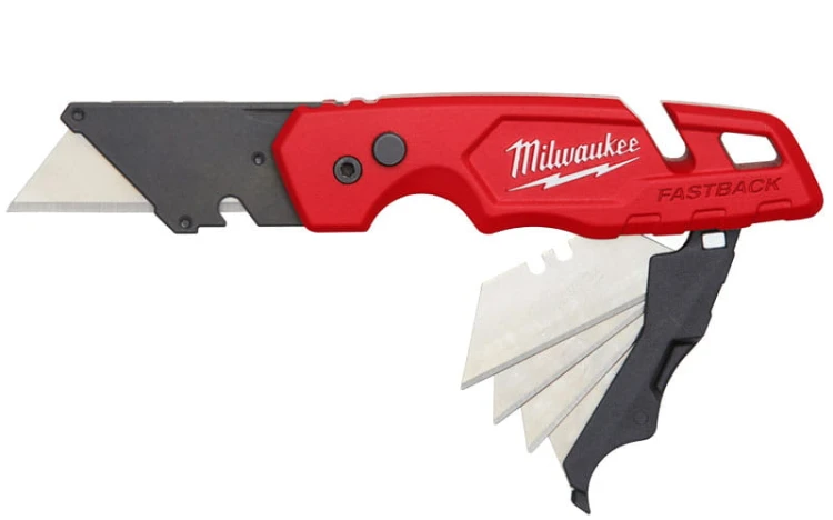 Noż składany FASTBACK™ Milwaukee z magazynkiem na ostrza 4932471358
