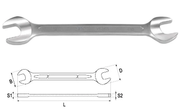 Klucz płaski Yato 12 x 13mm YT-0370