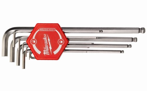 Klucze imbusowe HEX Milwaukee długie kpl. 9 szt. 4932478621