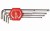 Klucze imbusowe HEX Milwaukee długie kpl. 9 szt. 4932478621
