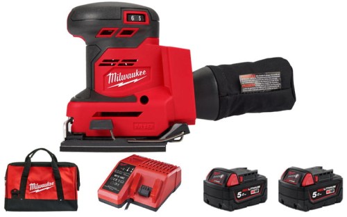 Szlifierka oscylacyjna Milwaukee 125mm 18V M18BQSS