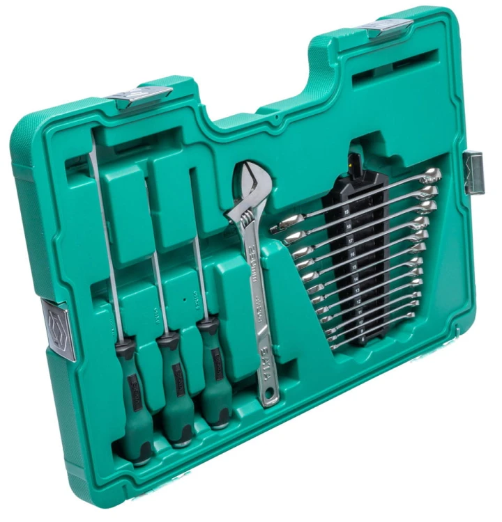 Klucze nasadowe i bity 1/4” 3/8” 1/2” metryczne i calowe Sata kpl. 120 cz. 09014SJ