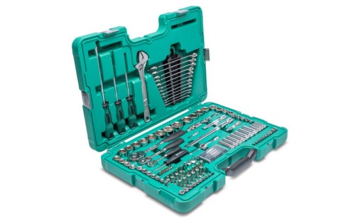 Klucze nasadowe i bity 1/4” 3/8” 1/2” metryczne i calowe Sata kpl. 120 cz. 09014SJ