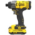 Combo Stanley Fatmax wiertarko - wkrętarka z udarem i zakrętarka udarowa 20V SFMCK465D2S