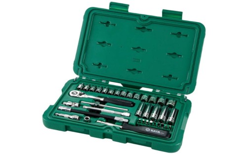 Klucze nasadowe sześciokątne 1/4" SATA zestaw 36 cz. 09001SJ