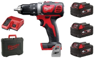 Wiertarko wkrętarka Milwaukee 18V M18BDD-403C 3x aku 4,0Ah w walizce 4933448362