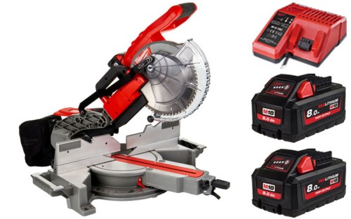 Pilarka ukosowa z posuwem Milwaukee 254mm 18V M18FMS254