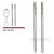 Sztyfty szlifierskie diamentowe Proxxon kulka Ø 2,2 mm kpl 2 szt 28232