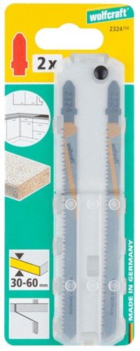 Brzeszczot do blatów kuchennych Wolfcraft z uchwytem typu T kpl. 2 sztuk 2324000