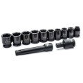 Klucze nasadowe udarowe 1/2" Sata kpl. 12 szt. 09009