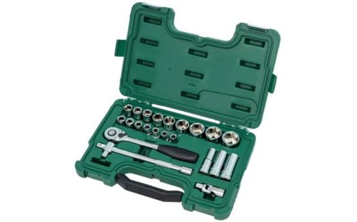 Klucze nasadowe 1/2” metryczne Sata kpl. 23 cz. 09005