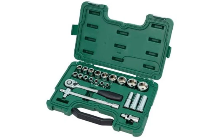 Klucze nasadowe 1/2” metryczne Sata kpl. 23 cz. 09005