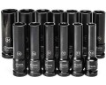 Nasadki udarowe cienkościenne metryczne Sata 1/2" kpl. 13szt. ST34398T