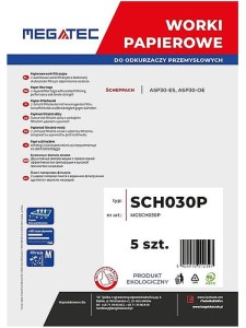 Worki do odkurzacza Scheppach ASP30 kpl. 5 szt. L1SCH030P