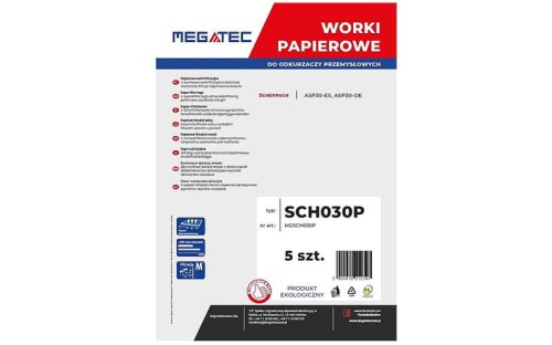 Worki do odkurzacza Scheppach ASP30 kpl. 5 szt. MGSCH030P