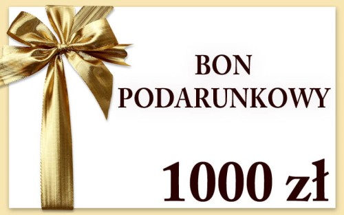 Bon prezentowy Voucher wartość 1000 zł