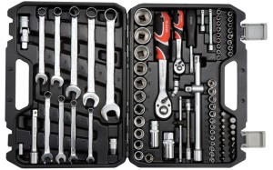 Zestaw narzędziowy YATO komplet narzędzi 82cz. YT-1269 1